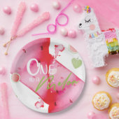 かわいい夏のメロンを作る ペーパープレート (パーティー)