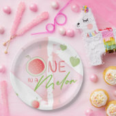 かわいい夏のメロンを作る ペーパープレート (パーティー)