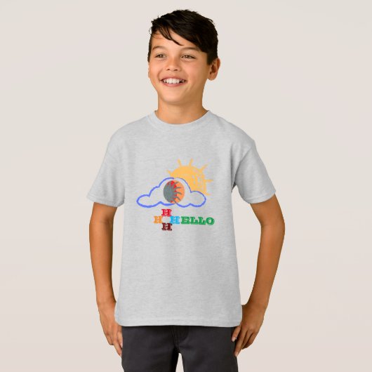 かわいい夏の少年たち Tシャツ (正面フル)
