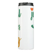 かわいい夏の引用文サーフィンが大好きな女の子 タンブラー (裏面)