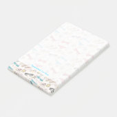 かわいい夏の抽象芸術パターン ポストイット (アングル)