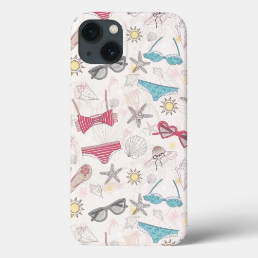 かわいい夏の抽象芸術 Case-Mate iPhoneケース (裏面)