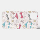 かわいい夏の抽象芸術 Case-Mate iPhoneケース (裏面 (横))