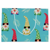 かわいい夏の格言はフルーツ柄 ラージペーパーバッグ (裏面)