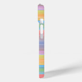 かわいい夏の水彩色のパターストライプン Case-Mate iPhoneケース (裏面 / 左)