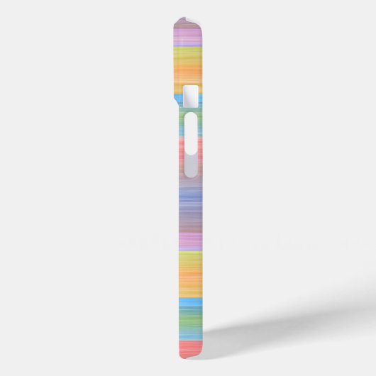 かわいい夏の水彩色のパターストライプン Case-Mate iPhoneケース (裏面 / 左)