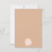 かわいい夏の海小さな真珠の赤ちゃんシャワー サンキューカード (裏面)