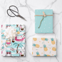 かわいい夏の猫パイナップル