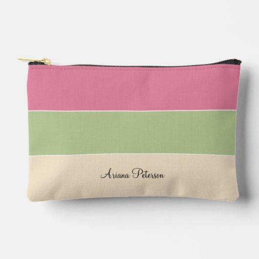 かわいい夏の美しいカラーブロック アクセサリーポーチ (正面)