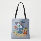 かわいい夏の魔女 トートバッグ (正面)