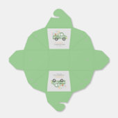 かわいい夕暮れグリーンANY AGE誕生日パーティー フェイバーボックス (折り畳みなし)