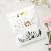 かわいい夕暮れ青ライオンの葉の第9位誕生日 フェイバーバッグ (封をした状態)