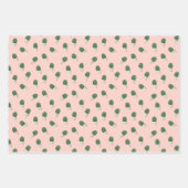 かわいい多肉質 ラッピングペーパーシート (正面)