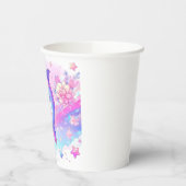 かわいい夢のイルカの赤ちゃんシャワー 紙コップ (左)