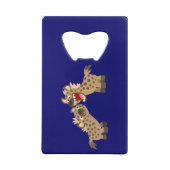 かわいい大きなテートカートハイエナスボトルオープナー クレジットカード栓抜き (裏面)