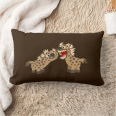 かわいい大きなテートカートヒエナス枕 ランバークッション (ブランケット)