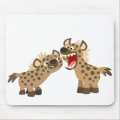 かわいい大きなテートカートンハイエナスマウスパッド マウスパッド (正面)