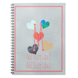 かわいい大きなハート工作プロジェクト 赤ちゃん子供パーティー ノートブック