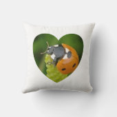 かわいい大きなハート クッション (裏面)