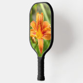 かわいい大きなユリの花の写真 ピックルボールラケット (左)