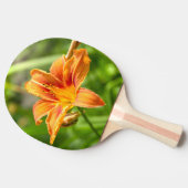 かわいい大きなユリの花の写真 卓球ラケット (横)