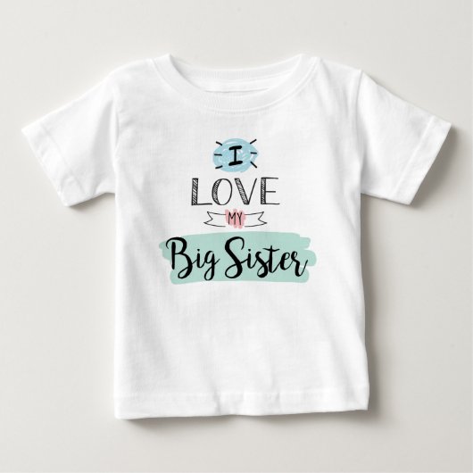 かわいい大きな妹が好き ベビーTシャツ (正面)