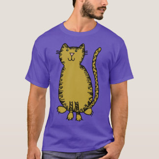 かわいい大きな猫の年の虎 Tシャツ