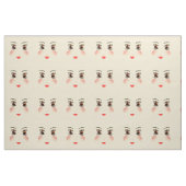 かわいい大きな目のラグドール顔 ファブリック (ヤード)