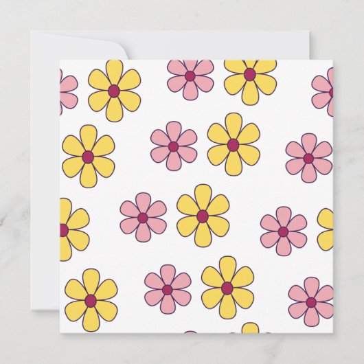 かわいい大きな花柄 (正面)