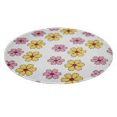 かわいい大きな花 カッティングボード (角)