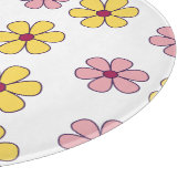 かわいい大きな花 カッティングボード (角)