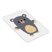 かわいい大きな青い漫画クマ柔軟な磁石 マグネット (右側)