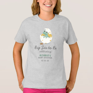 かわいい大きなSis-to-be発表ベビーシャワーパーティー Tシャツ
