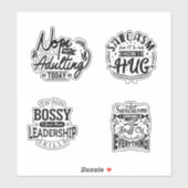 かわいい大人の大人おもしろい姦淫 シール (シート)