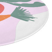 かわいい大根とにんじん漫画 カッティングボード (角)