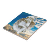 かわいい大理石のベビーの天使のタイル タイル (側面)