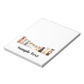 かわいい大&小さな犬のデザインノートパッド ノートパッド (回転)