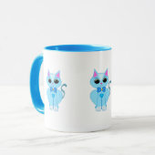 かわいい天の猫 マグカップ (正面左)