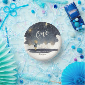 かわいい天体誕生日スターズウォーターカラーボーイ ペーパーボウル (パーティー)