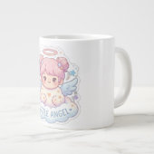 かわいい天使ちびキャラ女子コーヒーマグ ジャンボコーヒーマグカップ (正面右)