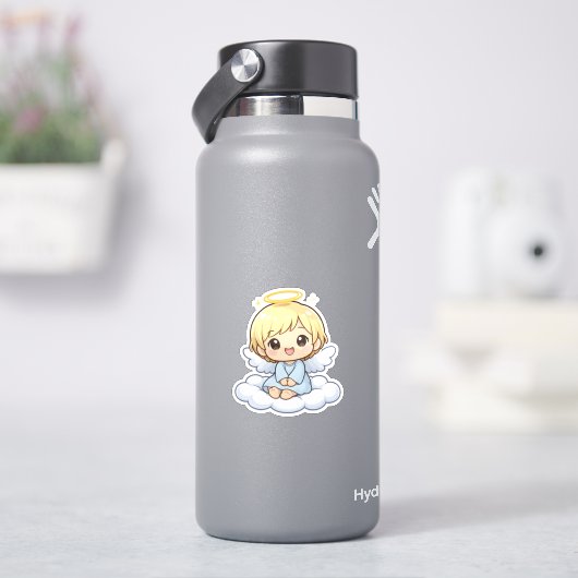 かわいい天使ちびキャラ ビニールステッカー シール (HydroFlask)
