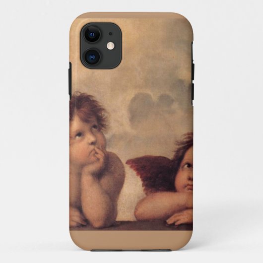 かわいい天使の信頼Raphaelの信頼の賛美 Case-Mate iPhoneケース (裏面)