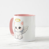 かわいい天使の子猫マグカップ マグカップ (正面左)