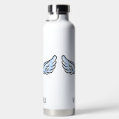 かわいい天使の翼 ウォーターボトル (右面)
