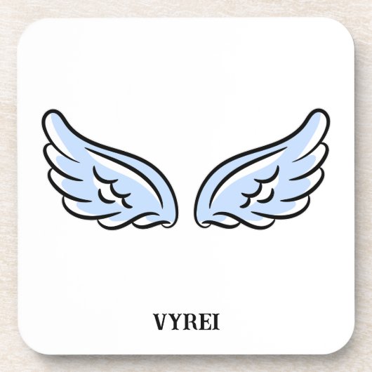 かわいい天使の翼 コースター (正面)