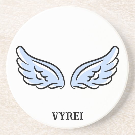 かわいい天使の翼 コースター (正面)