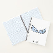 かわいい天使の翼 ノートブック (内部)