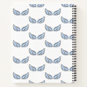 かわいい天使の翼 ノートブック (裏面)