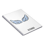 かわいい天使の翼 ノートブック (右側)