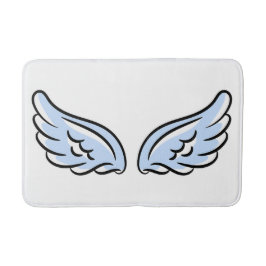 かわいい天使の翼 バスマット
